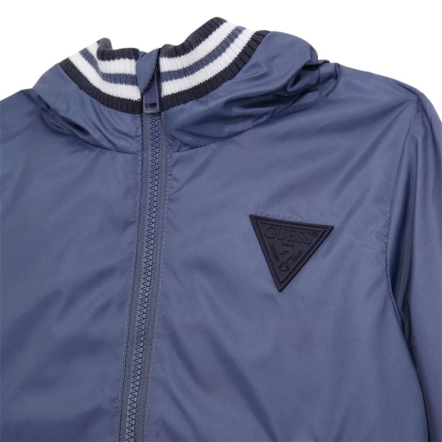 Hooded Ls Windbreaker giubbetto sfoderato da bambino Guess Kids | N5RL11/WCFM0G7DR